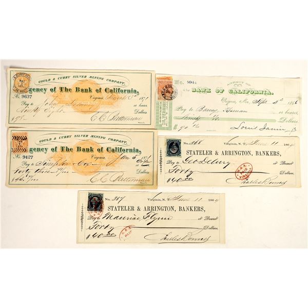 Virginia City, Nevada Gould & Curry Mining Check Cancel Study [202033]