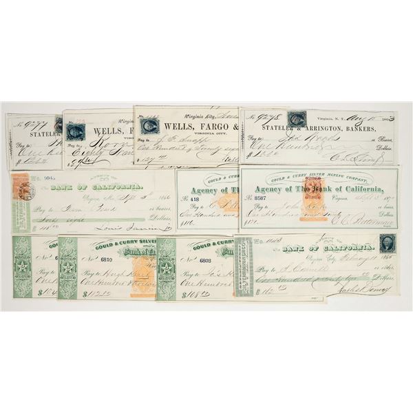 Virginia City, Nevada Mining Check Collection (RN, Territorial) [201967]