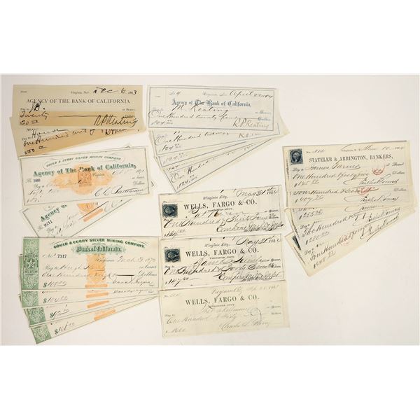 Virginia City, Nevada Mining Check Variety Collection (22) [202035]