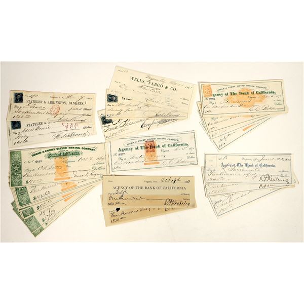 Virginia City, Nevada Mining Check Variety Group [201644]