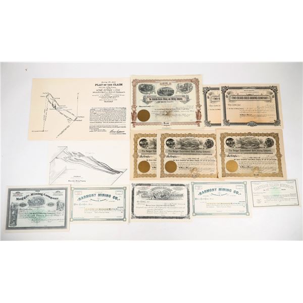 Deadwood South Dakota Homestake Mining Ephemera [206897]
