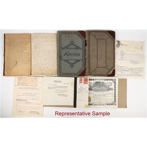 Tintic Mine Records from Various Mines [207036]