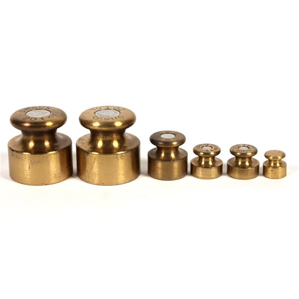 Gold scale weights (Troy Oz) [204338]