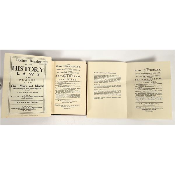 1747 Treatise on Lead Mining (1979 Reprint) [202546]