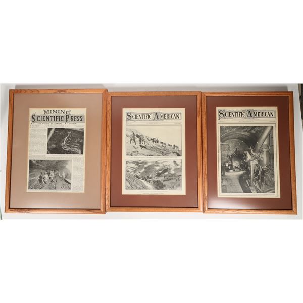 Framed Scientific Newspapers | Homey & Classy (3) [202091]
