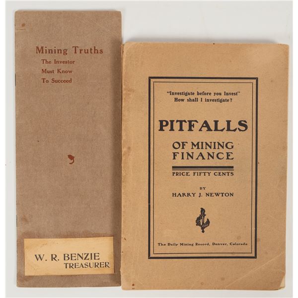 Mining Investment/Finance Guides, 1904-1910 (2) [204652]