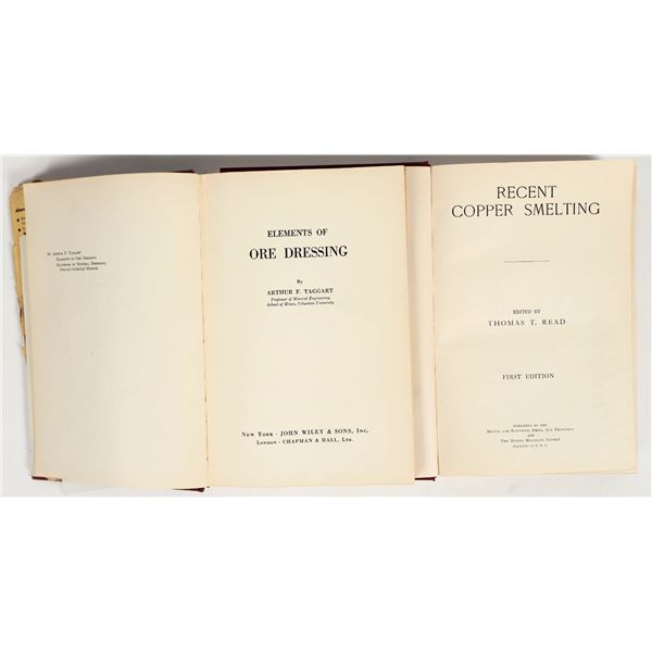 Mining Metal Extraction References: Ore Dressing by Taggart and Copper Smelting [202363]