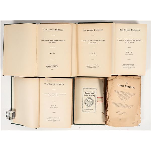 The Copper Handbook, Reference Volumes 1, 3, 4, 5 and 6 [203818]