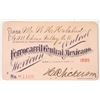 Image 1 : Ferrocarril Central Mexicano / Mexican Central Railroad Annual Pass, 1895 [207334]