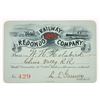 Image 1 : Redondo Railway Company Annual Pass, 1895 [207341]