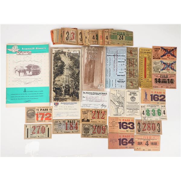 California Railway Ephemera 1938-1944  [206339]