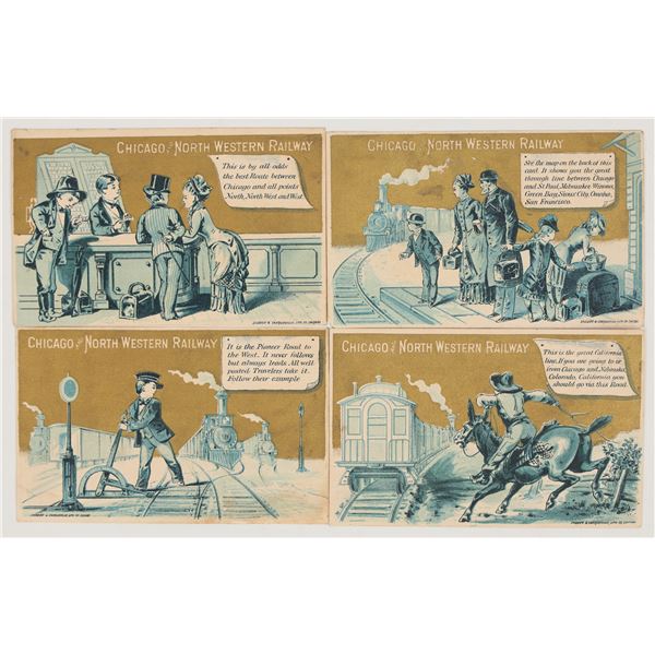 Chicago & North Western Railway Trade  Cards [204581]
