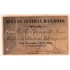 Image 1 : Nevada Central Railroad Annual Pass, 1890 [172103]