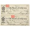 Image 1 : Virginia & Truckee Railroad Check Pair [207411]