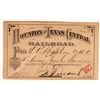 Image 1 : Houston & Texas Central Railroad Annual Pass  1877 [183422]