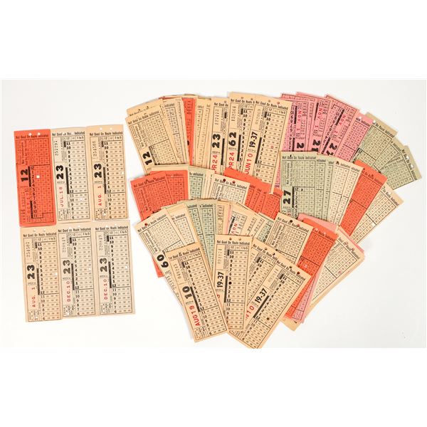 Milwaukee & Suburban Transport Tickets.  [202537]