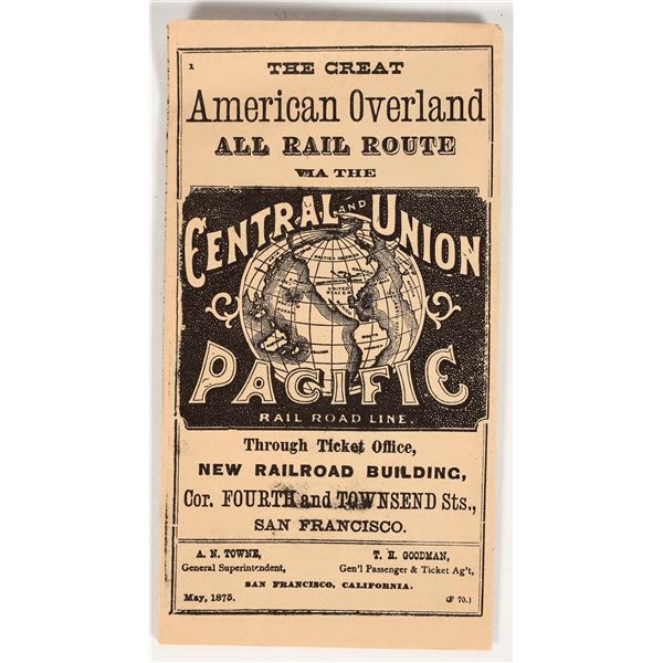 Central Pacific RR Map, Likely Reproduction [204107]