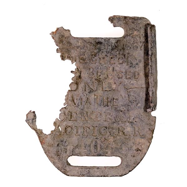 Central Pacific RR Tag  [206838]