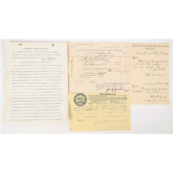 Railroad Related Ephemera [206725]