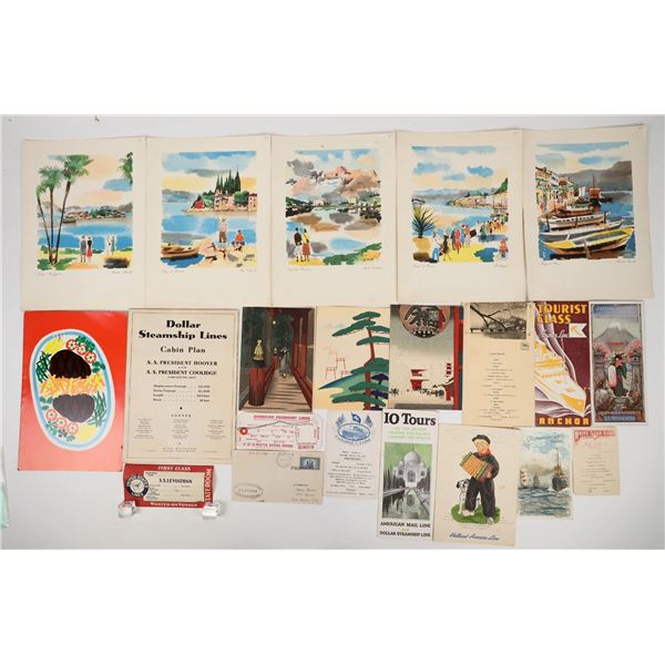 Steamer Lines Advertisements 1909-1960 [206340]