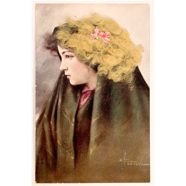 Real Human Hair Postcards [186541]