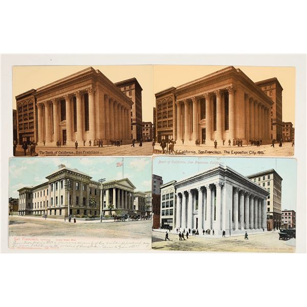 San Francisco Mint and Bank Postcards (4) [199231]