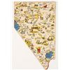 Image 1 : Nevada Caricature  Postcard Map  [205443]