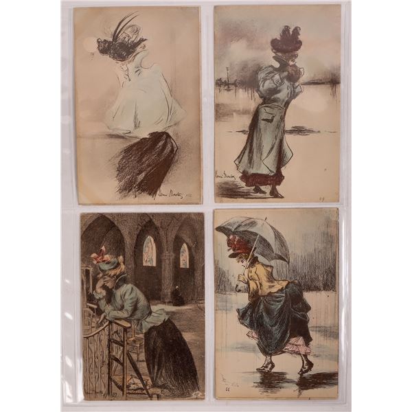 Art Nouveau - Boutet Postcards 1920s (4) [186493]