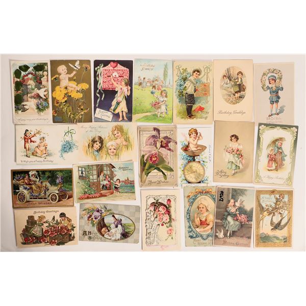 Birthday & Holiday Postcards c1908-16 (20) [184615]
