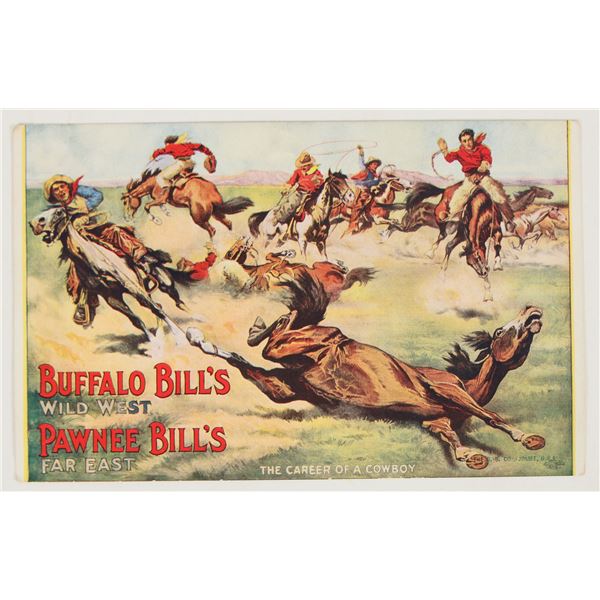 Buffalo Bill Wild West Show Post Card [201283]