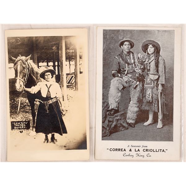 Mexican Border Cowgirl Postcards [178634]