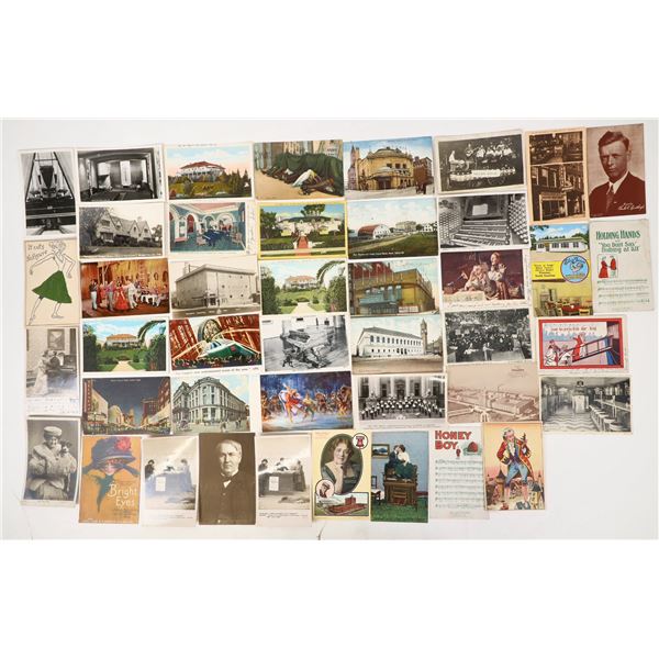 Entertainment Related Postcard Hoard (Approx 250 Cards!) [205277]