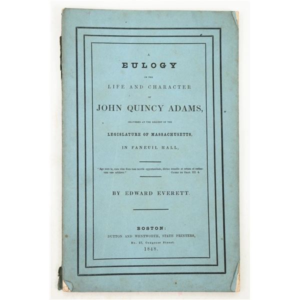 John Quincy Adams Eulogy [194770]
