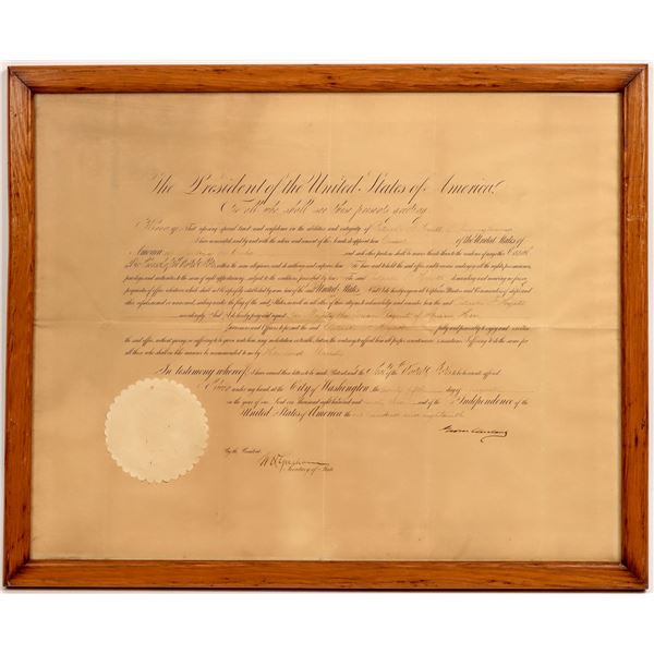 President Cleveland Autograph 1893 [159930]