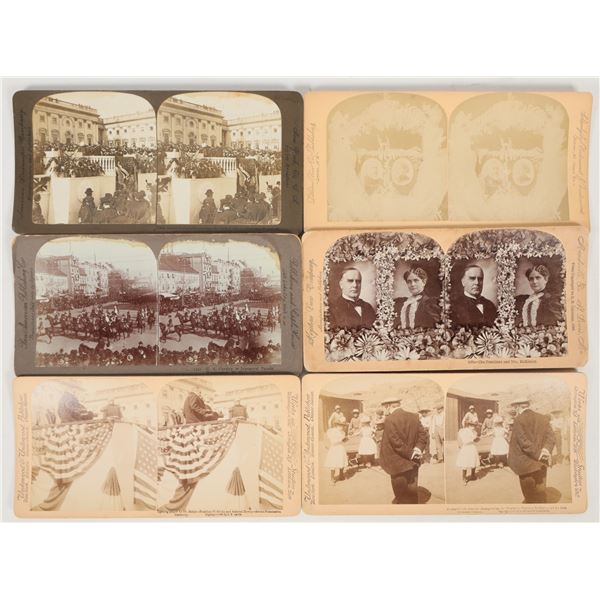 Presidential Stereoview Group (McKinley, Teddy Roosevelt, Harrison) [204565]
