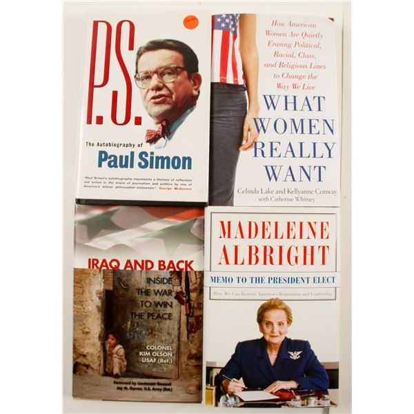 U.S. Political Books w/Autographs (4) [169326]