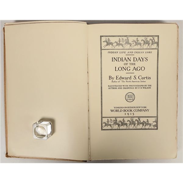 Book "Indian Days of the Long Ago" by Edward S. Curtis [205591]
