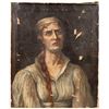 Image 1 : Peasant Woman, European Realism c1850-1920  Original Oil Painting  [203501]