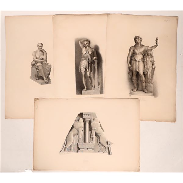 Intaglio Prints Published by Soc. of Dilettanti 1800s. (4) [179988]