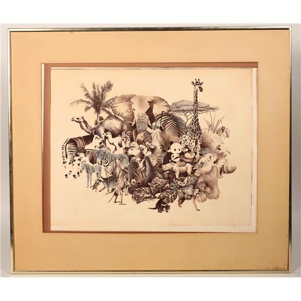 Wild Animals Framed Print [189731]