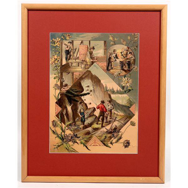 Framed Americana Workers Art Print [194417]