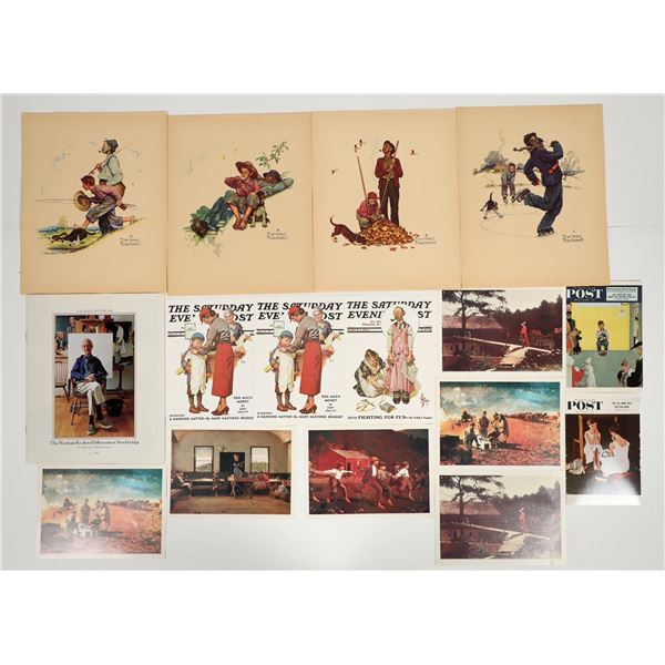 Lithographs & Norman Rockwell Prints [204224]