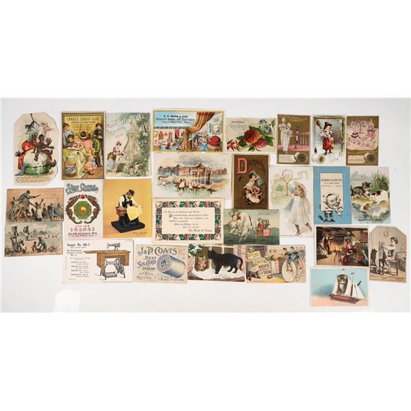 Large Trade Cards Group  [205435]