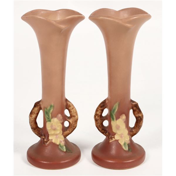 Narrow Vase Pair, Apple Blossom [202123]