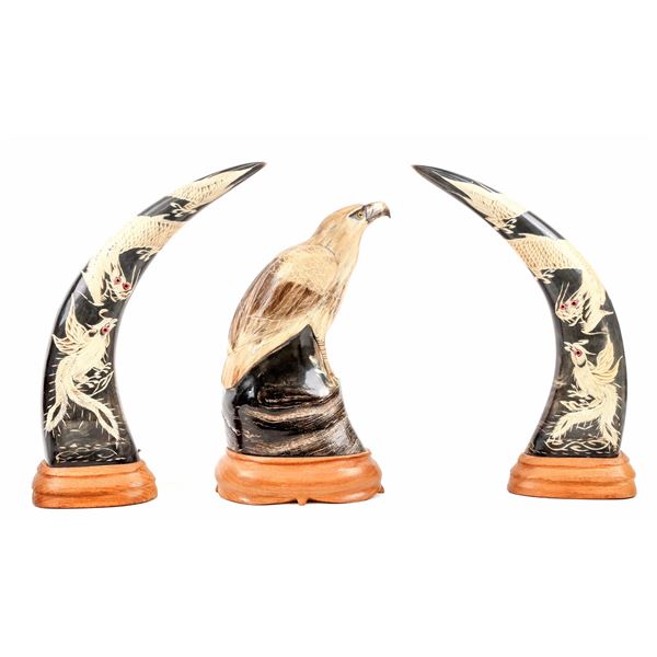 Buffalo Horn Art from Thailand  [206752]