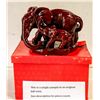 Image 1 : Mom & Baby Elephant Resin Figurines (4) [196252]