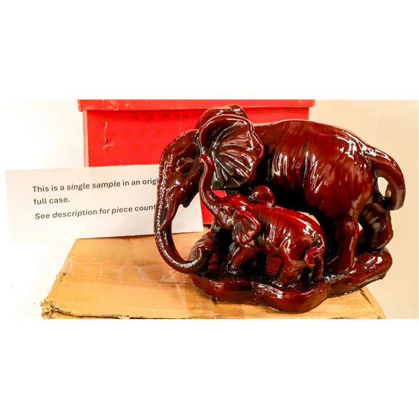 Resin Elephant with Baby, Large, 4 [196213]