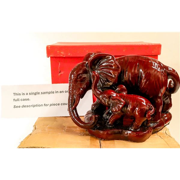 Resin Elephant with Baby, Large, 4 [196215]