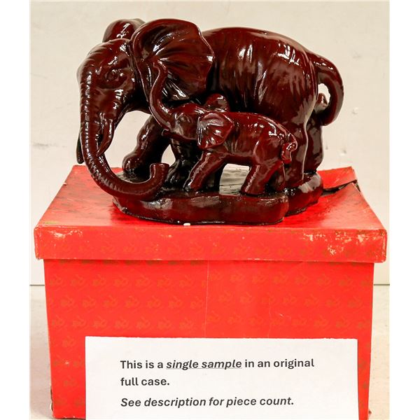 Mom & Baby Elephant Resin Figurines (4) [196250]