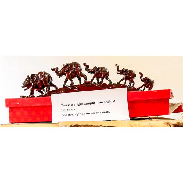 Resin 5 Elephant Train, 12 Sets [196237]